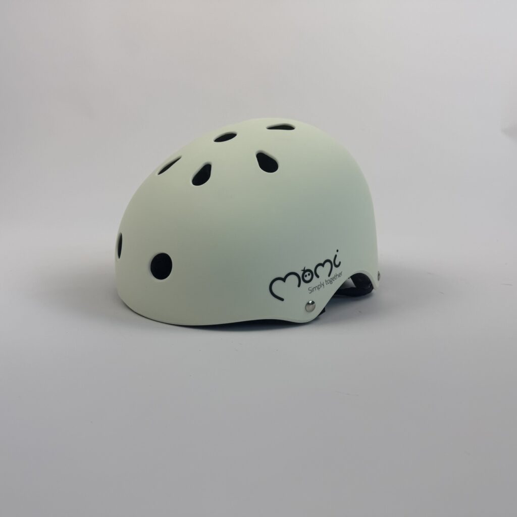 MoMi MIMI – kask rowerowy / dziecięcy | white mat | rozmiar 48-55