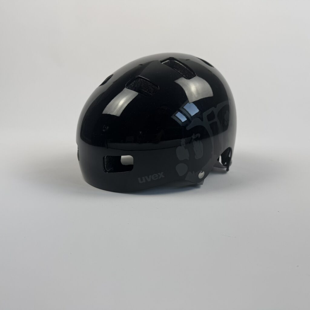 Uvex Kid 3 – kask rowerowy dziecięcy | czarny | rozmiar 51–55