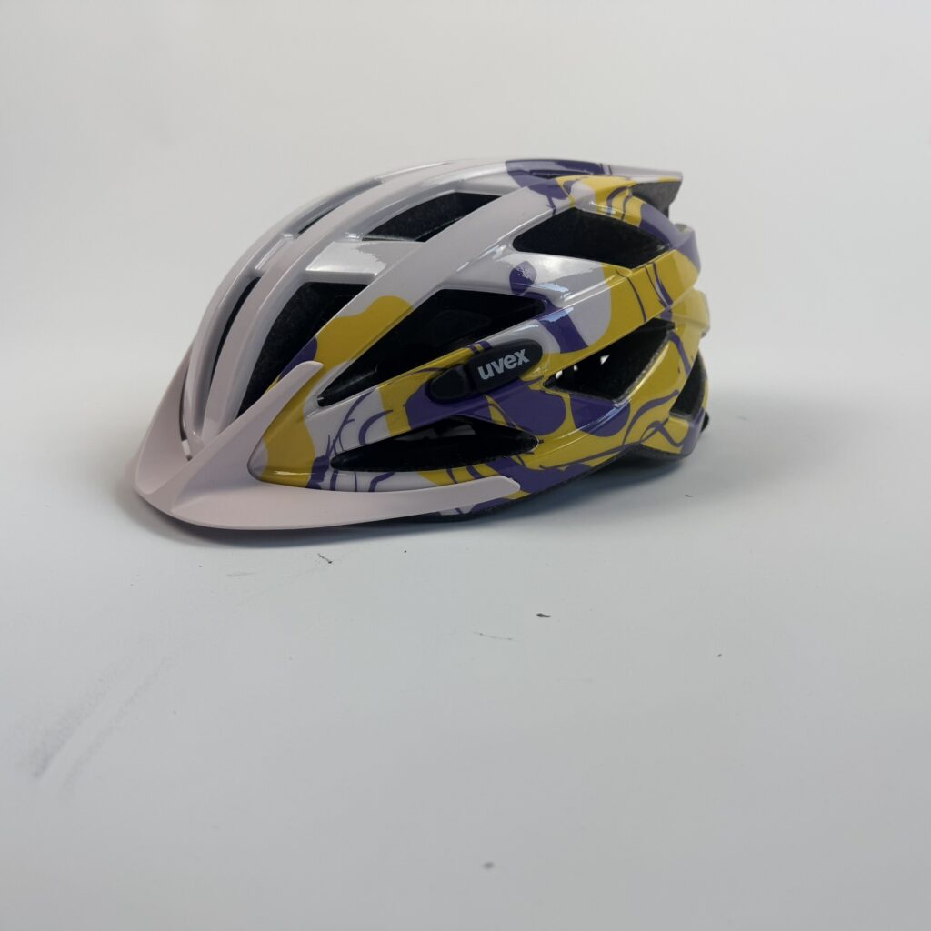 UVEX Air Wing – kask rowerowy MTB | powder-liquids | rozmiar 56–60 cm