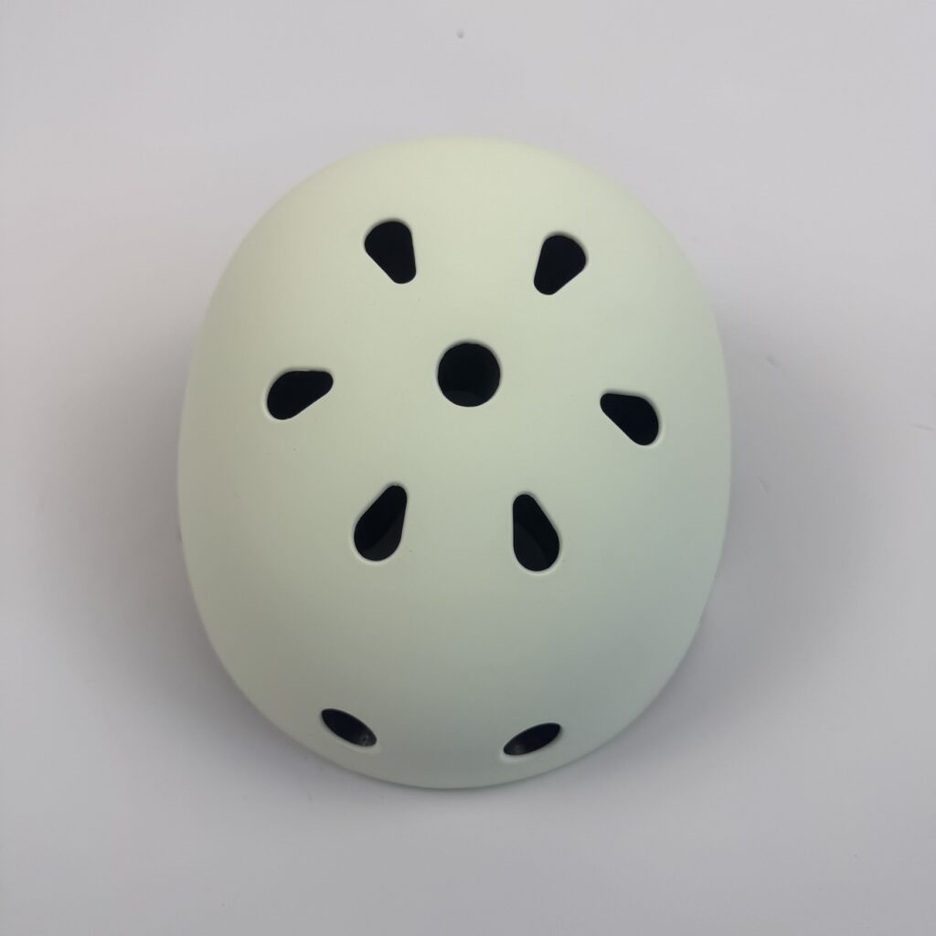 MoMi MIMI – kask rowerowy / dziecięcy | white mat | rozmiar 48-55