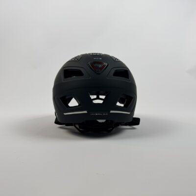 ABUS Hyban 2.0 ACE – kask rowerowy miejski z wizjerem i oświetleniem LED | Velvet Black | M (52–58 cm) - obrazek 5