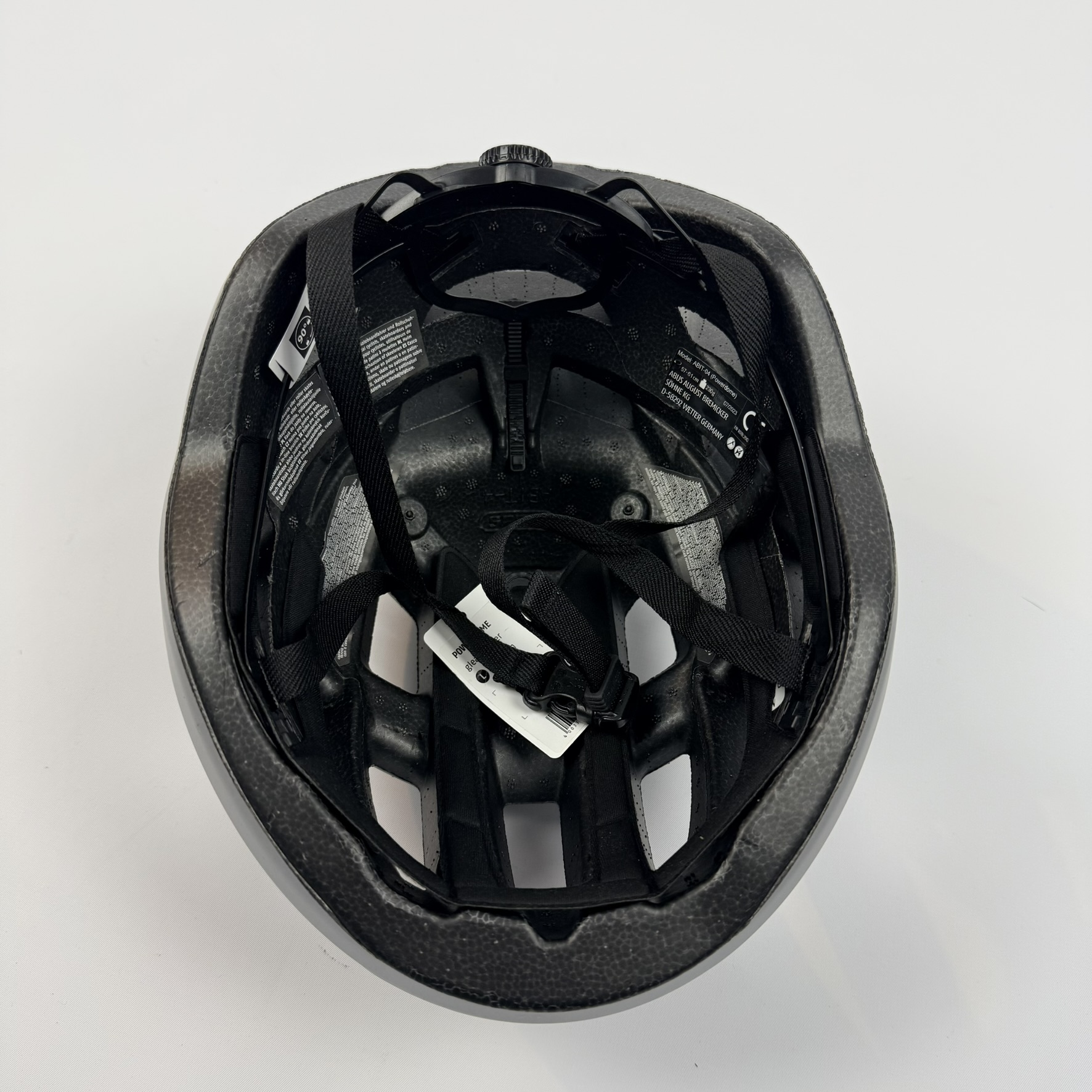 Kask rowerowy ABUS PowerDome | gleam silver | rozmiar L (57–61 cm) - obrazek 7