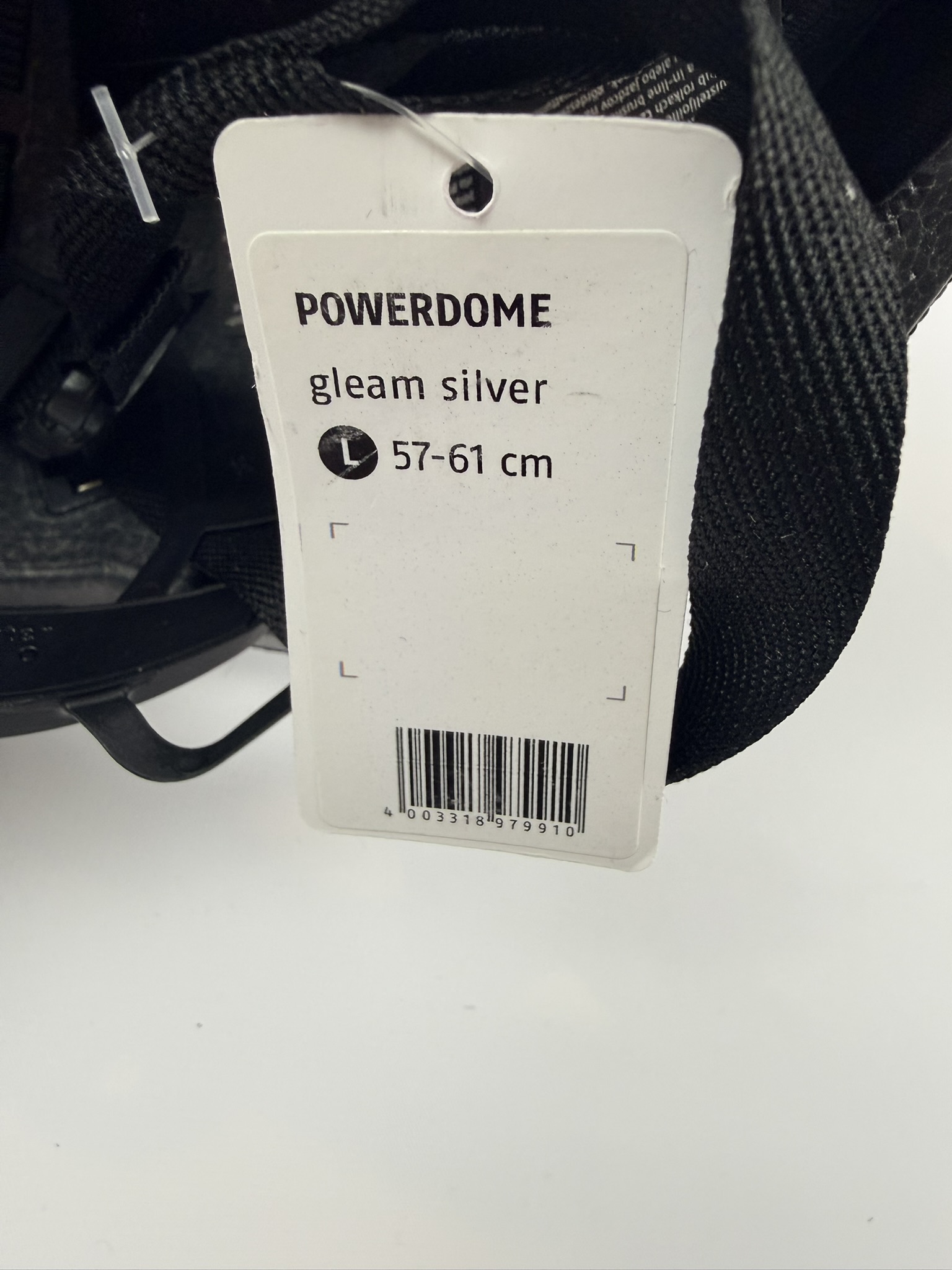 Kask rowerowy ABUS PowerDome | gleam silver | rozmiar L (57–61 cm) - obrazek 8